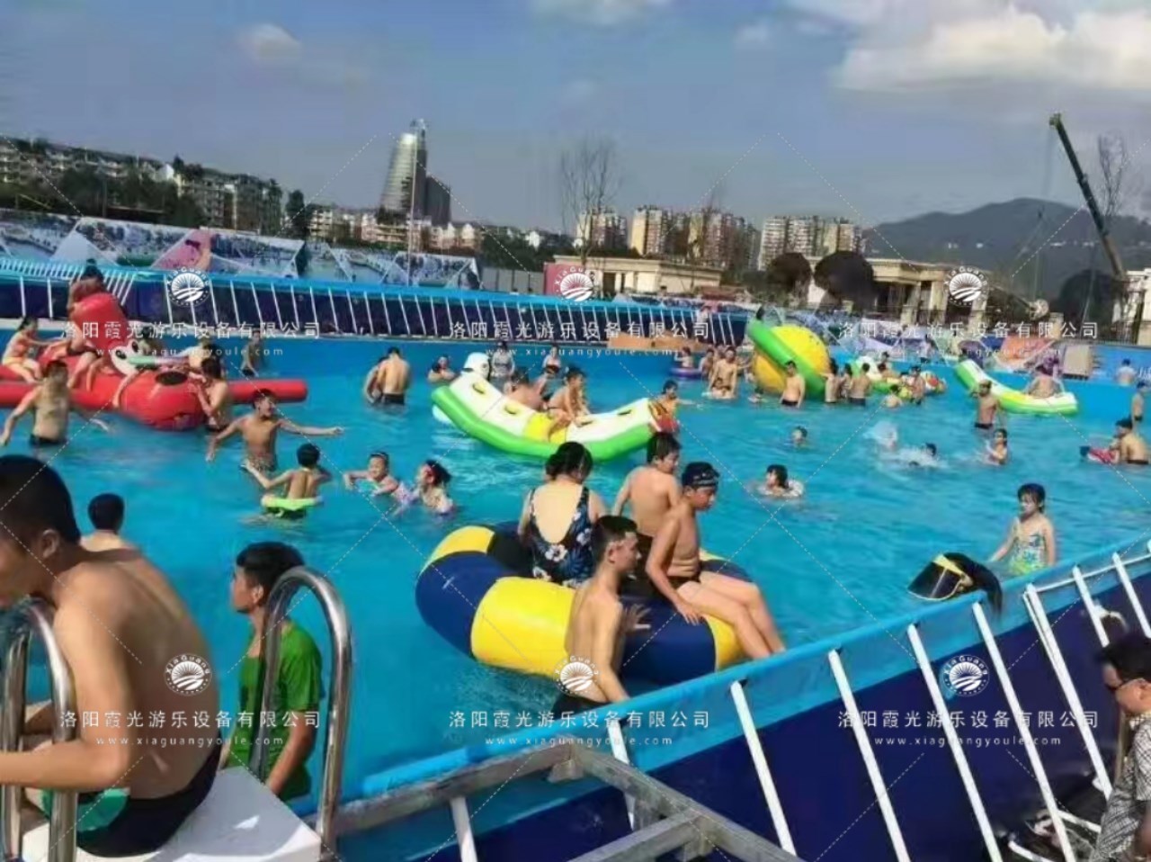 庐江水上乐园支架泳池
